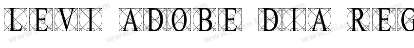 Levi Adobe Dia Regular字体转换